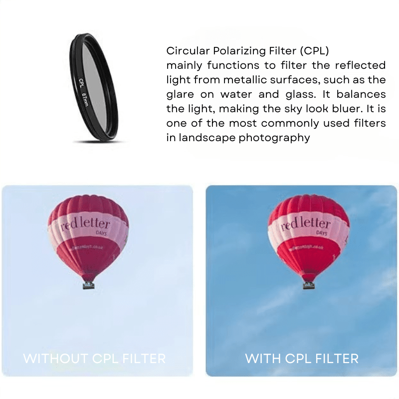 67mm CPL Polarizer Lens – Reduce Glare and Enhance Colors for Mobile Photography - ROODTUO