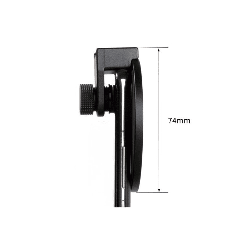 67mm Phone Filter Clip with Cold Shoe – Secure Mount for Filters - ROODTUO