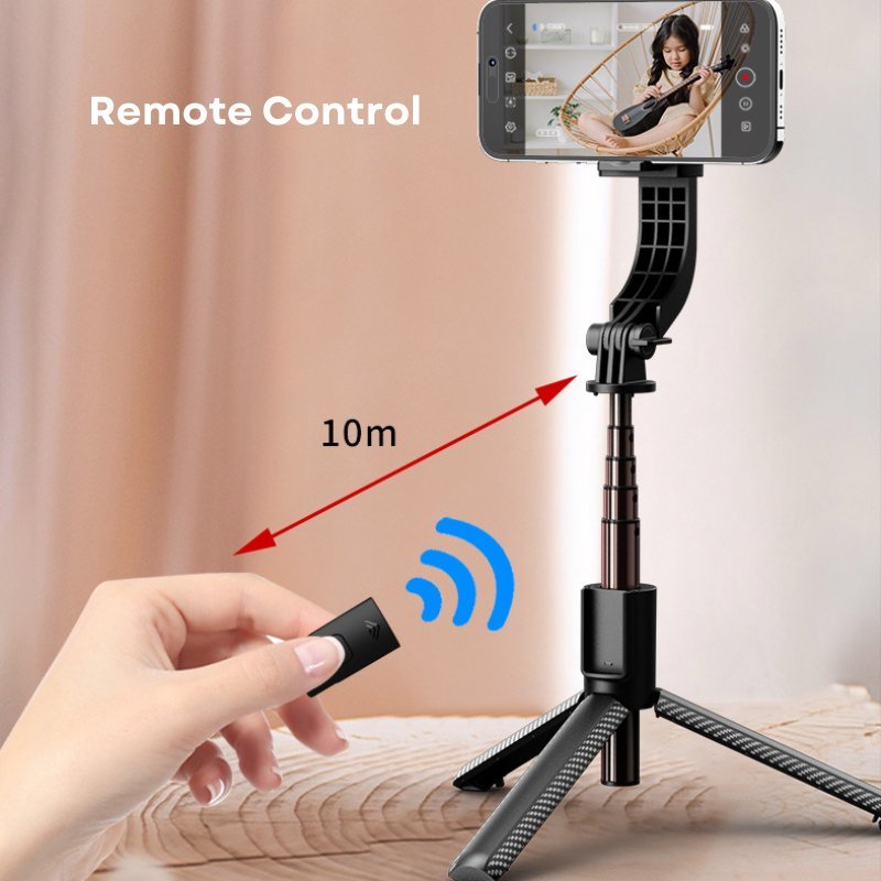 C06H Mini Handheld Single - Axis Stabilizer With Two Magnetic Fill Light - ROODTUO