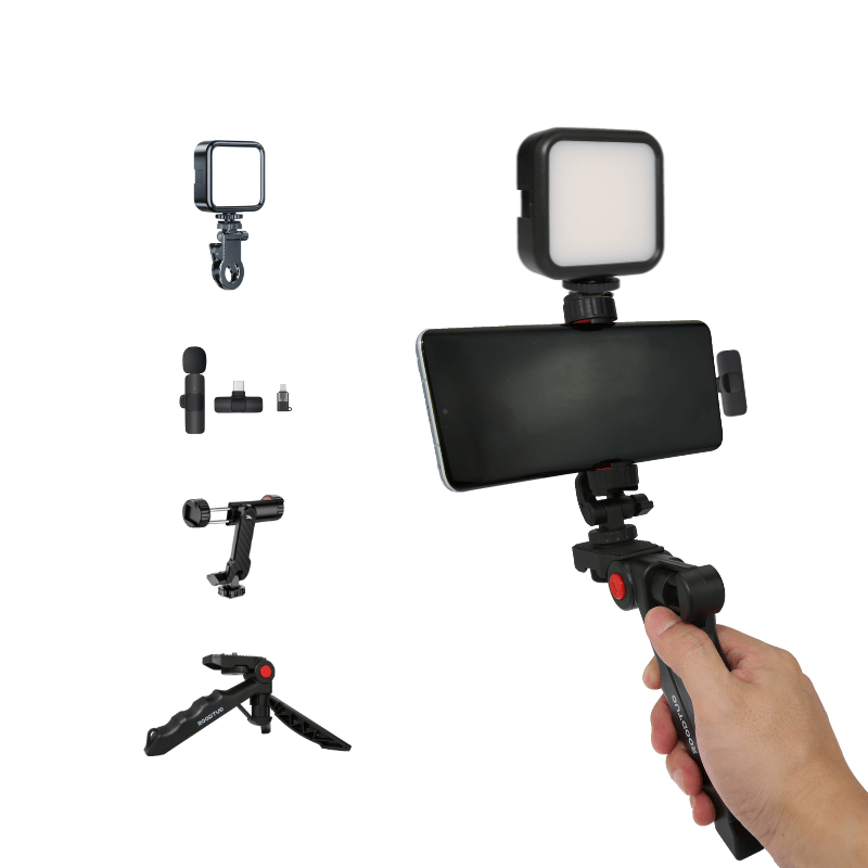 Kit01 Entry-Level Handheld Vlog Starter 4-in-1 Bundle - ROODTUO