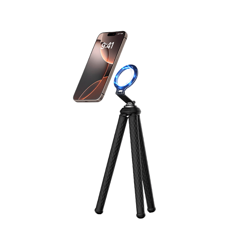 MAGIC MGS – Flexible Octopus Magnetic Tripod with MagSafe Design - ROODTUO