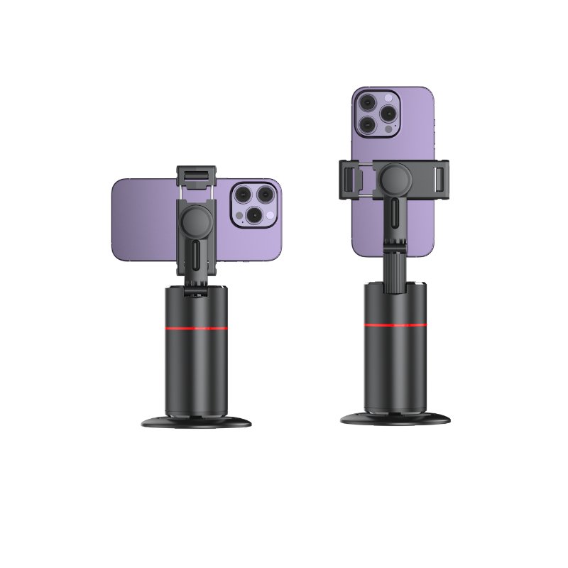 P02 Intelligent 360 ° Follow Camera Pan and Tilt Detachable Phone Clip - ROODTUO