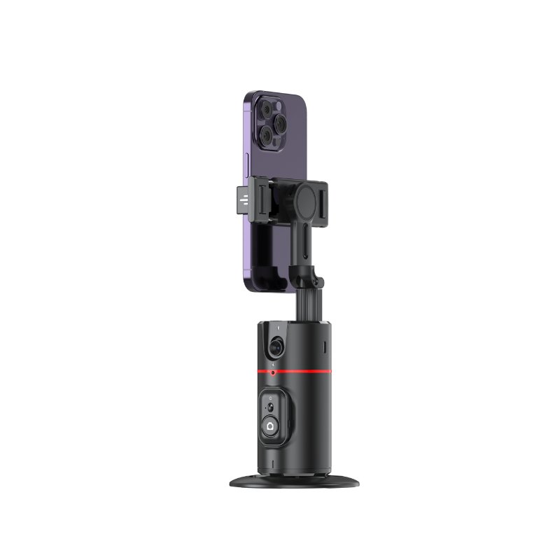 P02 Intelligent 360 ° Follow Camera Pan and Tilt Detachable Phone Clip - ROODTUO
