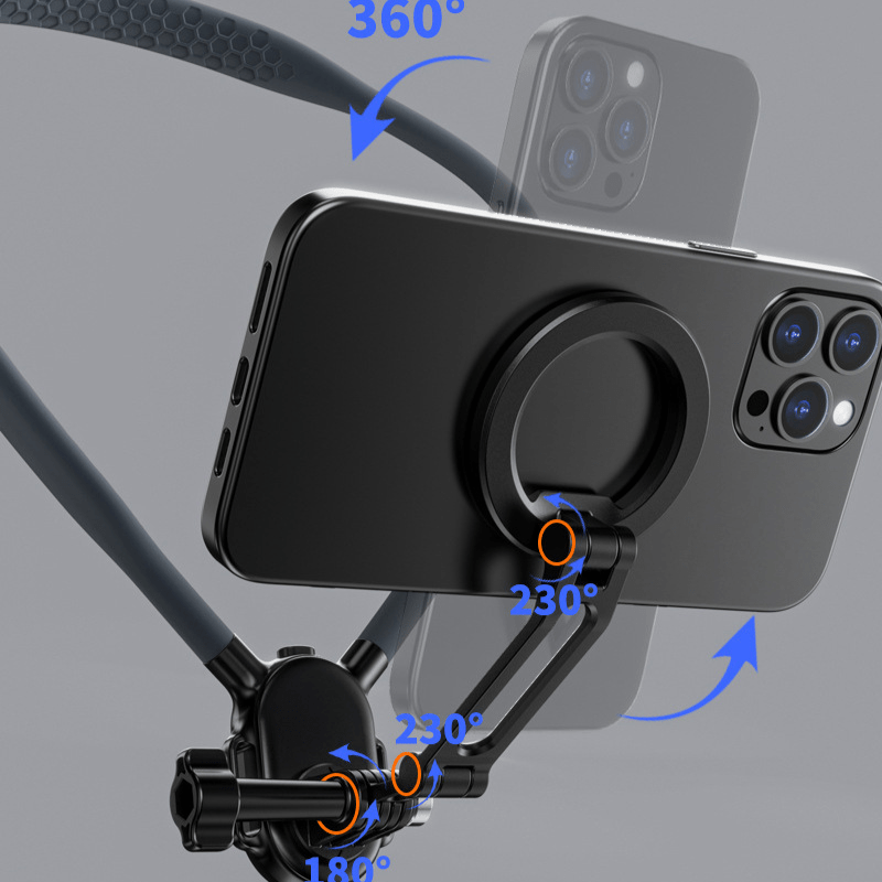 PCN MGS – Magnetic Neck Mount Smartphone Holder for POV Shooting - ROODTUO