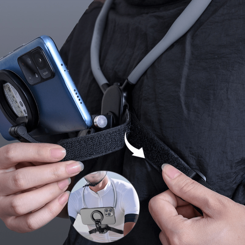 PCN MGS – Magnetic Neck Mount Smartphone Holder for POV Shooting - ROODTUO