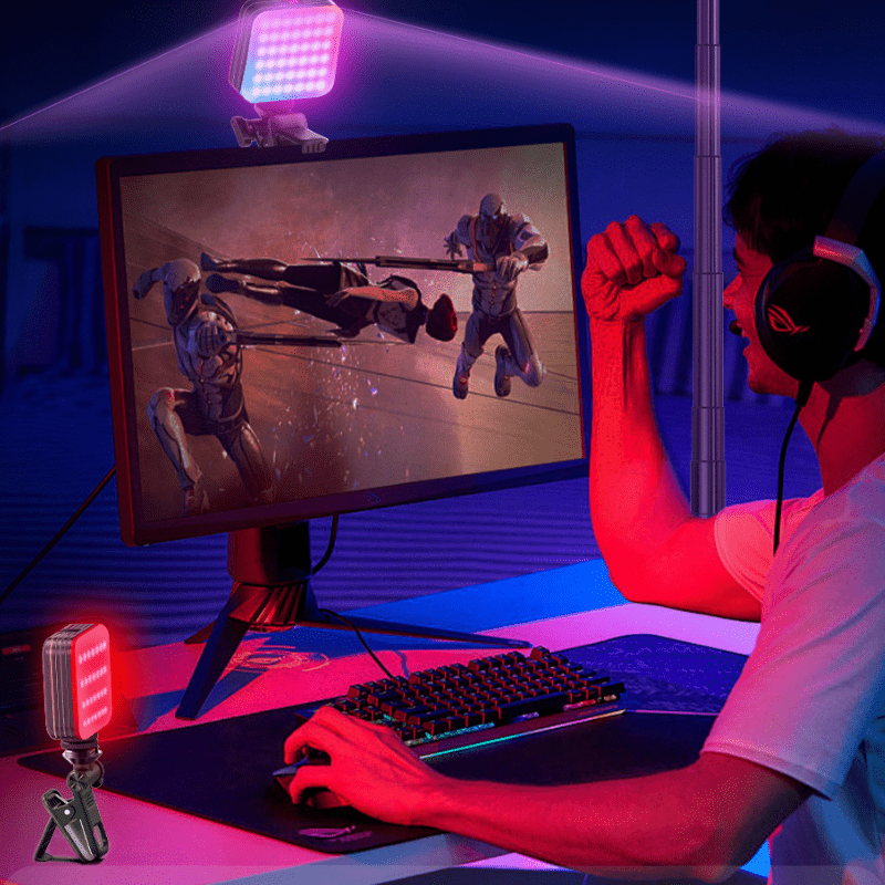 Pocket RGB Fill Light – 108 LEDs, Full - Color Portable Light - ROODTUO