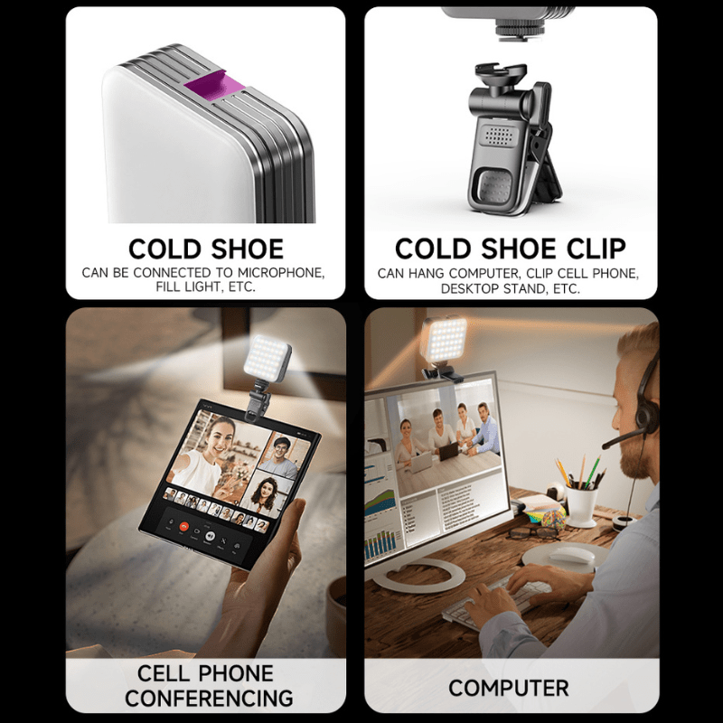 Pocket RGB Fill Light – 108 LEDs, Full - Color Portable Light - ROODTUO