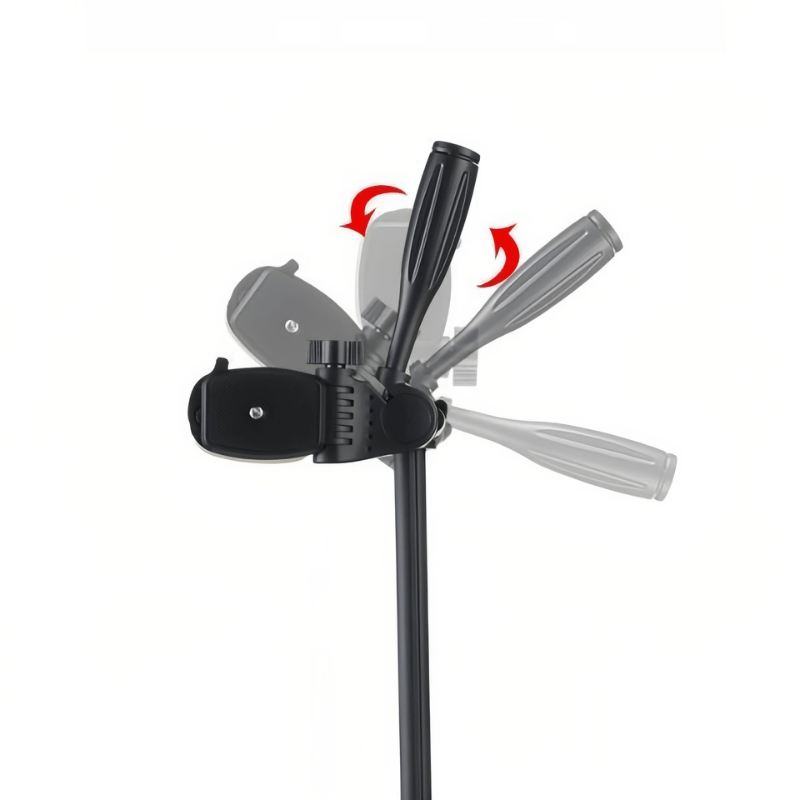 T140 Foldable and Lightweight Mobile Phone Tripod for Versatile Photography - ROODTUO