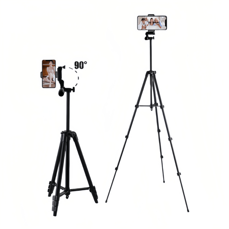 T140 Foldable and Lightweight Mobile Phone Tripod for Versatile Photography - ROODTUO