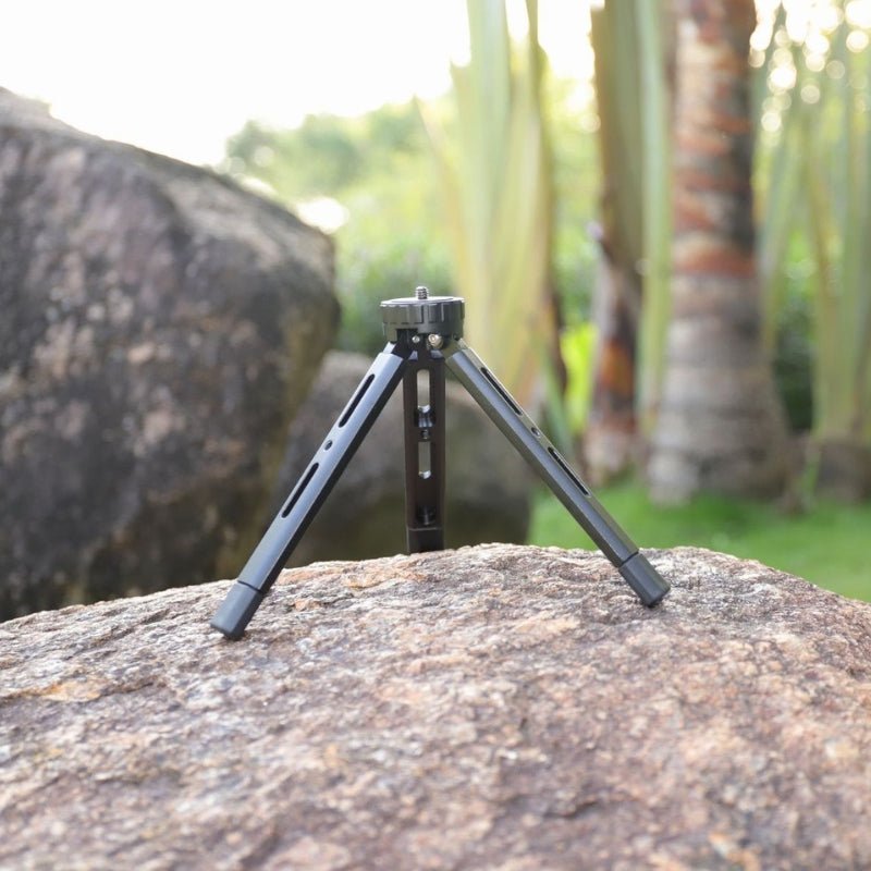 T15F Adjustable Desktop Tripod, 4 Levels, 1/4" Screw Mount - ROODTUO