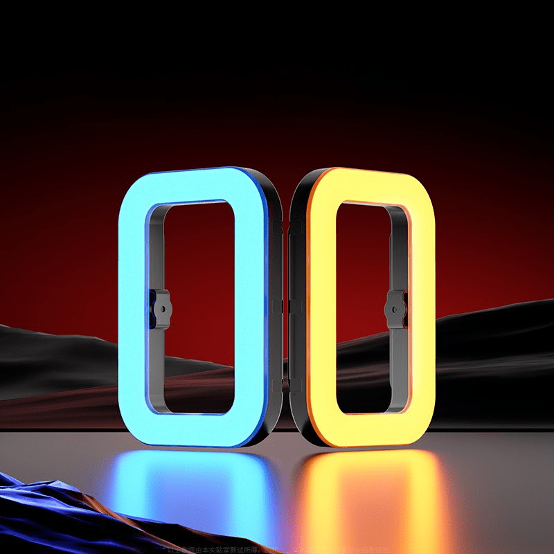 U200 RGB Handheld Square Ring Light with Stand & Bluetooth Remote - ROODTUO