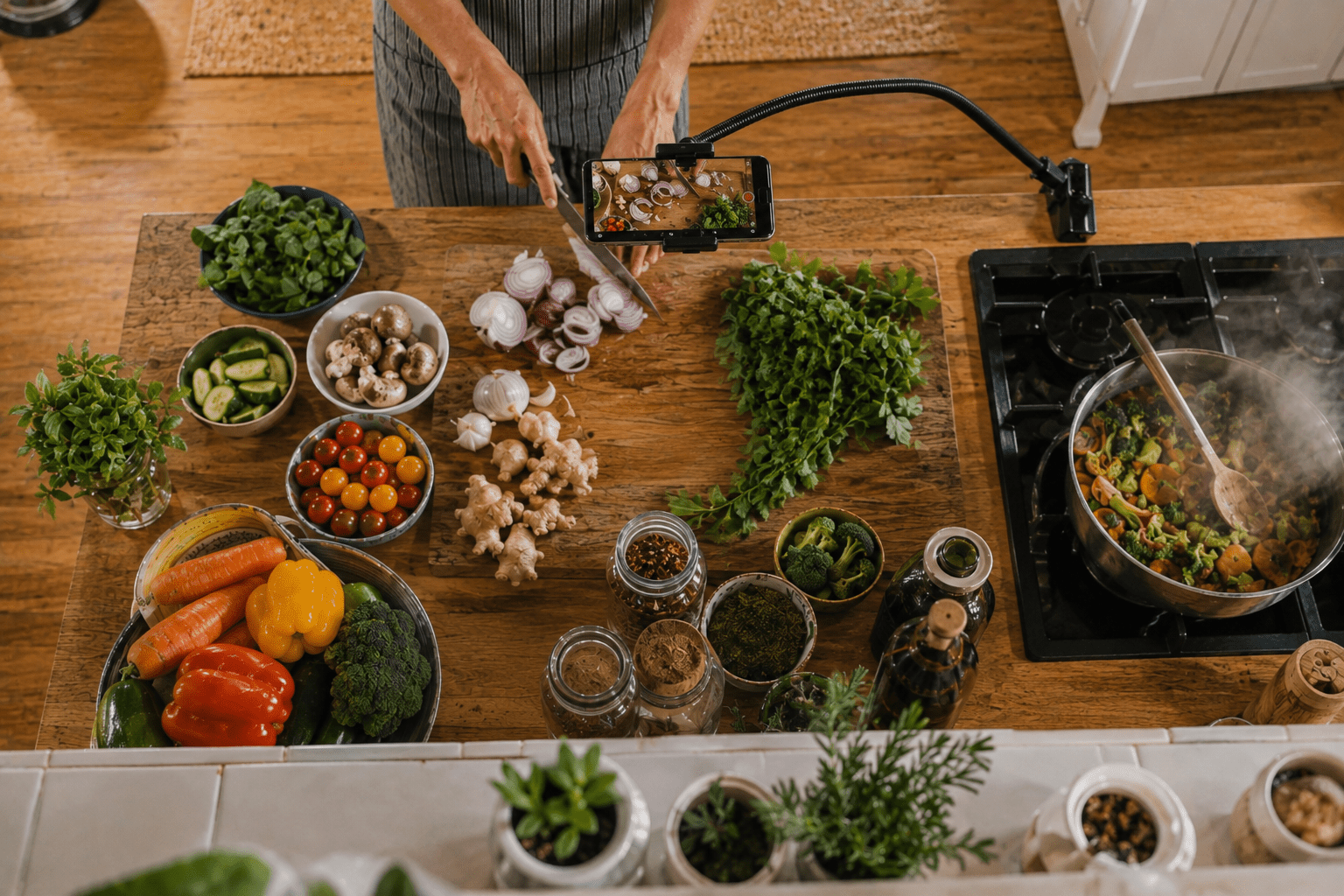 How to Film Better Cooking Videos With Your Smartphone - ROODTUO