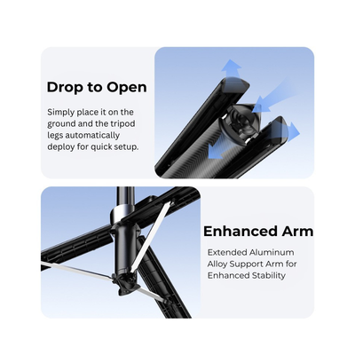 SDT POP MGS Magnetic Selfie Stick Tripod 1.8m with Bluetooth Remote