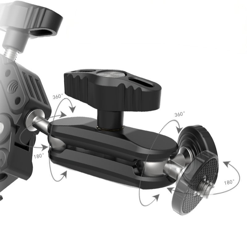 LC4-F1 Super Clamp with Dual Ball Head Magic Arm