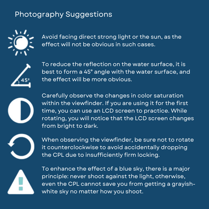 67mm CPL Polarizer Lens – Reduce Glare and Enhance Colors for Mobile Photography - ROODTUO