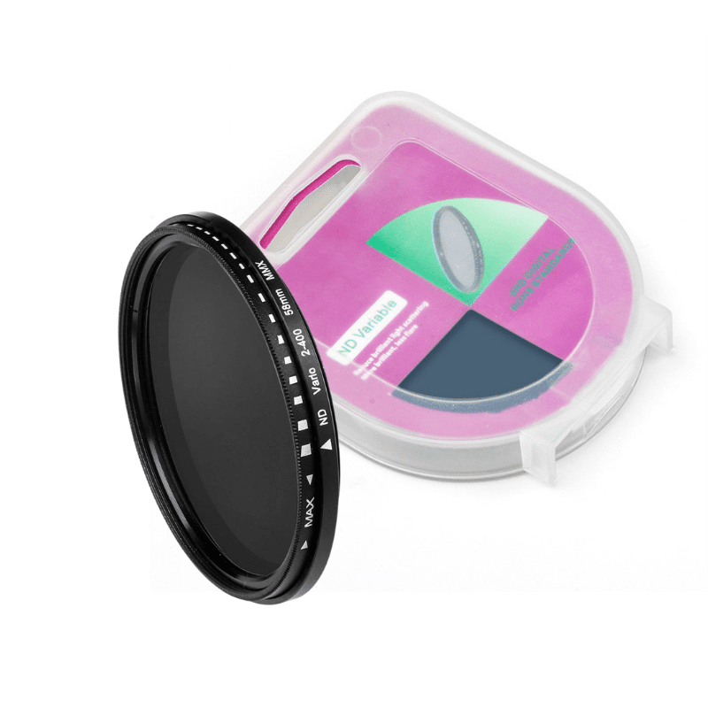 67mm Variable ND Filter ND2–ND400 for Smartphone - ROODTUO