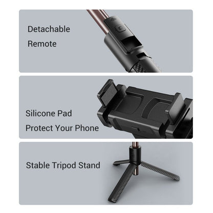 C06H Mini Handheld Single - Axis Stabilizer With Two Magnetic Fill Light - ROODTUO