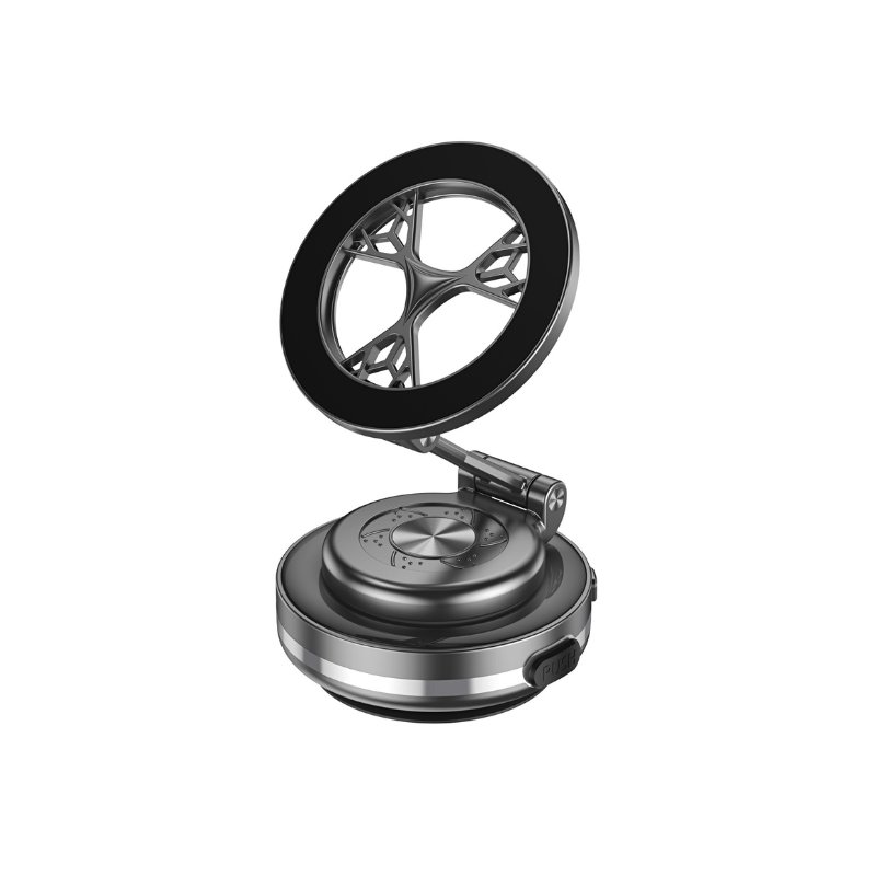 C6 Phone Mount – Magnetic Holder + Electric Suction Cup - ROODTUO