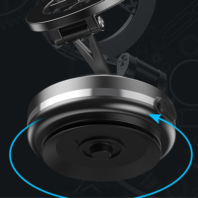 C6 Phone Mount – Magnetic Holder + Electric Suction Cup - ROODTUO