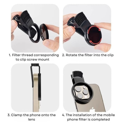 FND - A Adjustable ND Filter (ND2 - ND400) with Premium Optical Glass and Polarizing Film - ROODTUO