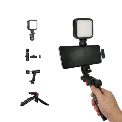 Kit01 Entry-Level Handheld Vlog Starter 4-in-1 Bundle - ROODTUO