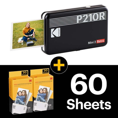 Kodak Instant Mini 2 Retro Cartridge Bundle - ROODTUO