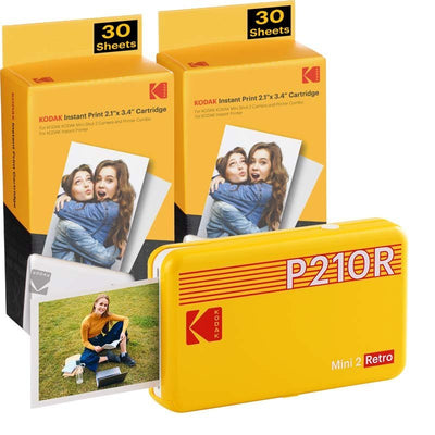 Kodak Instant Mini 2 Retro Cartridge Bundle - ROODTUO