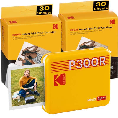 Kodak Instant Mini 3 Retro Cartridge Bundle - ROODTUO