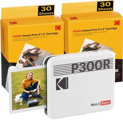 Kodak Instant Mini 3 Retro Cartridge Bundle - ROODTUO