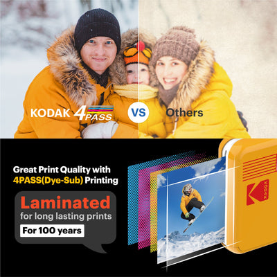 Kodak Instant Mini 3 Retro Cartridge Bundle - ROODTUO