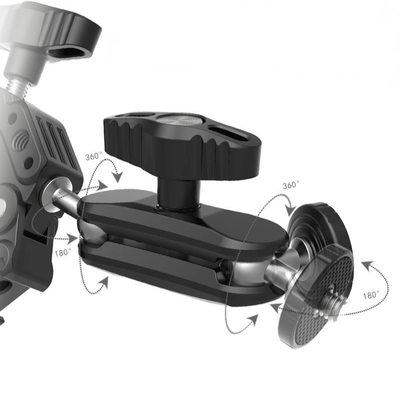 LC4-F1 Super Clamp with Dual Ball Head Magic Arm - ROODTUO