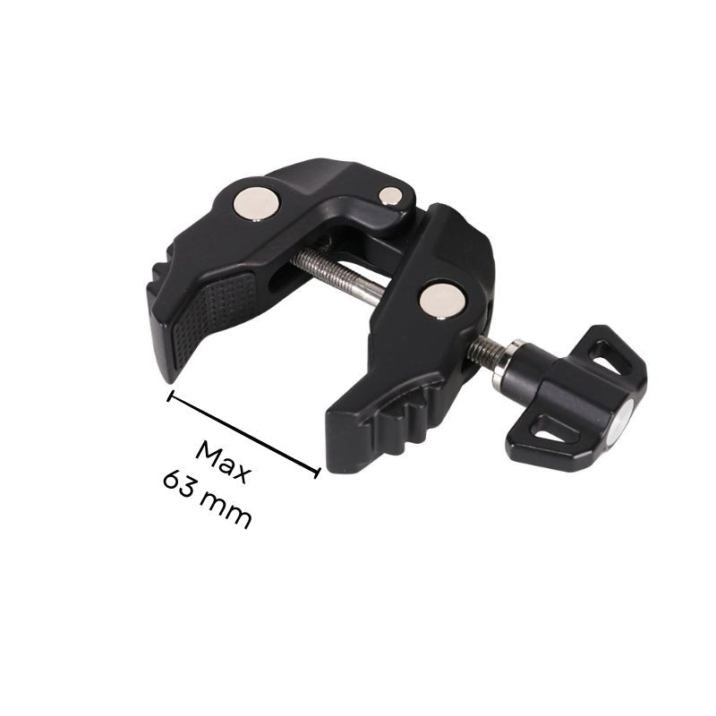 LC4 Multi - Function Crab Clamp, Aluminum Alloy with 3 Screw Holes - ROODTUO