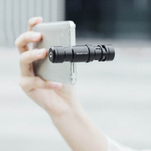 MPC - 1 Type C Cardioid Microphone heart - shaped directional pickup pattern - Ideal for Phone Recording, Live Streaming - ROODTUO