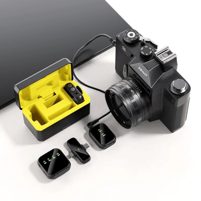 MPC - K50 – Professional Wireless Dual Microphone System with AI Noise Reduction - ROODTUO