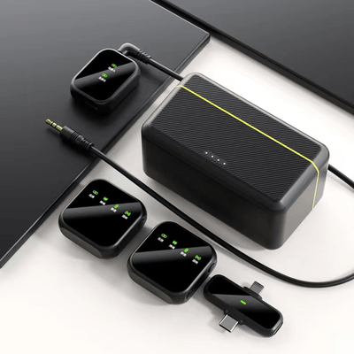 MPC - K50 – Professional Wireless Dual Microphone System with AI Noise Reduction - ROODTUO