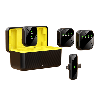 MPC - K50 – Professional Wireless Dual Microphone System with AI Noise Reduction - ROODTUO