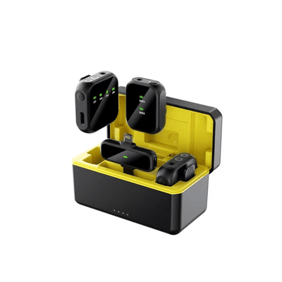 MPC - K50 – Professional Wireless Dual Microphone System with AI Noise Reduction - ROODTUO