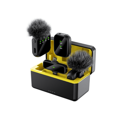 MPC - K50 – Professional Wireless Dual Microphone System with AI Noise Reduction - ROODTUO