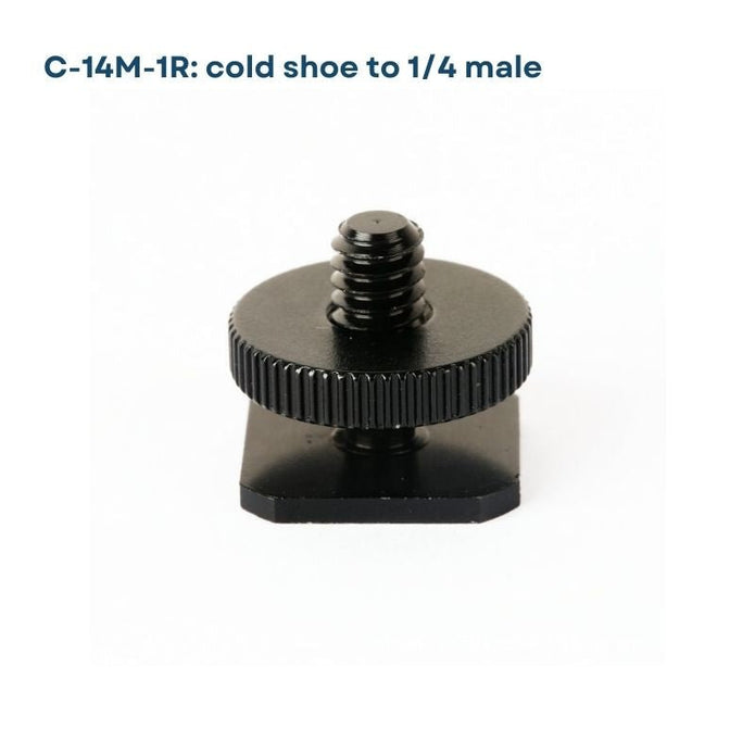 Multiple Photography Thread Adapters – 1/4" to 3/8", Male to Male, Male to Female, Female to Female, Cold Shoe & More - ROODTUO