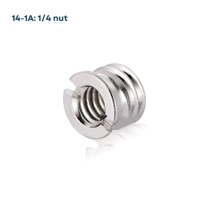 Photography Thread Adapters – 1/4" to 3/8", Male to Male, Male to Female, Female to Female, Cold Shoe & More - ROODTUO