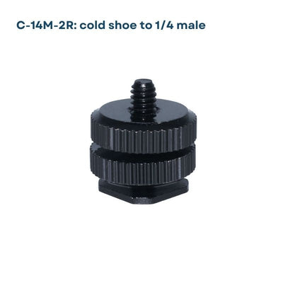 Photography Thread Adapters – 1/4" to 3/8", Male to Male, Male to Female, Female to Female, Cold Shoe & More - ROODTUO
