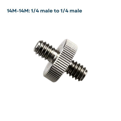 Photography Thread Adapters – 1/4" to 3/8", Male to Male, Male to Female, Female to Female, Cold Shoe & More - ROODTUO