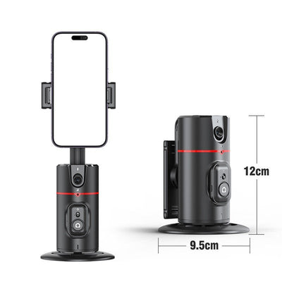 P02 Intelligent 360 ° Follow Camera Pan and Tilt Detachable Phone Clip - ROODTUO