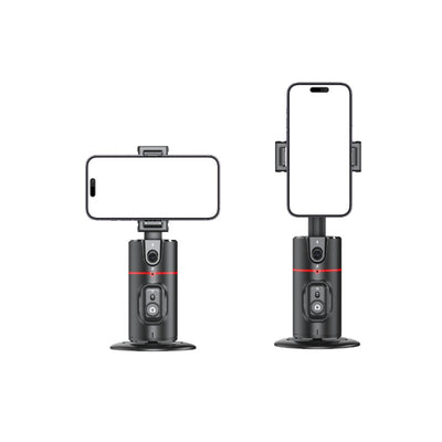 P02 Intelligent 360 ° Follow Camera Pan and Tilt Detachable Phone Clip - ROODTUO