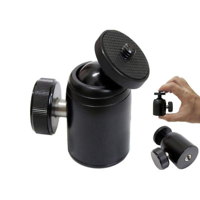 PBG 2N1 Versatile Metal Ball Head with Dual Screw Mounts - ROODTUO