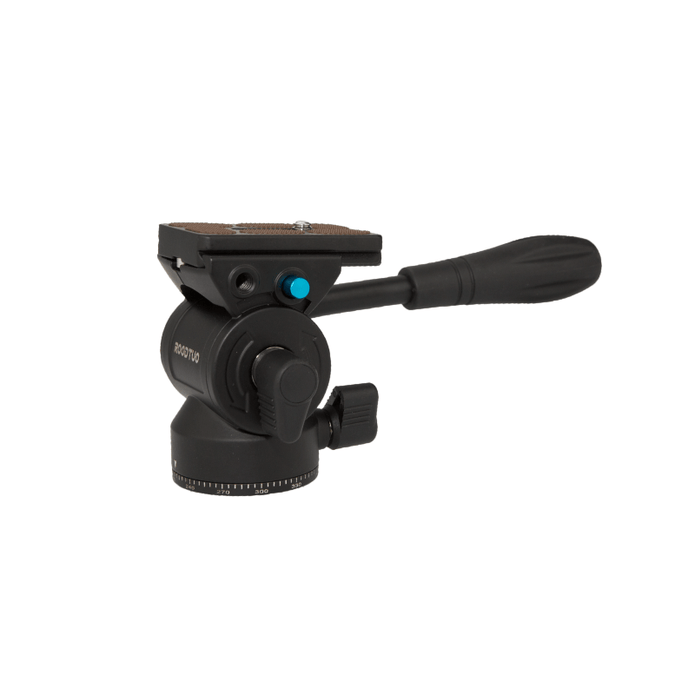 PLG1 Mini Aluminum Alloy Hydraulic Tripod Head - 3kg Load Capacity, Versatile for Cameras, Phones & Action Cameras - ROODTUO