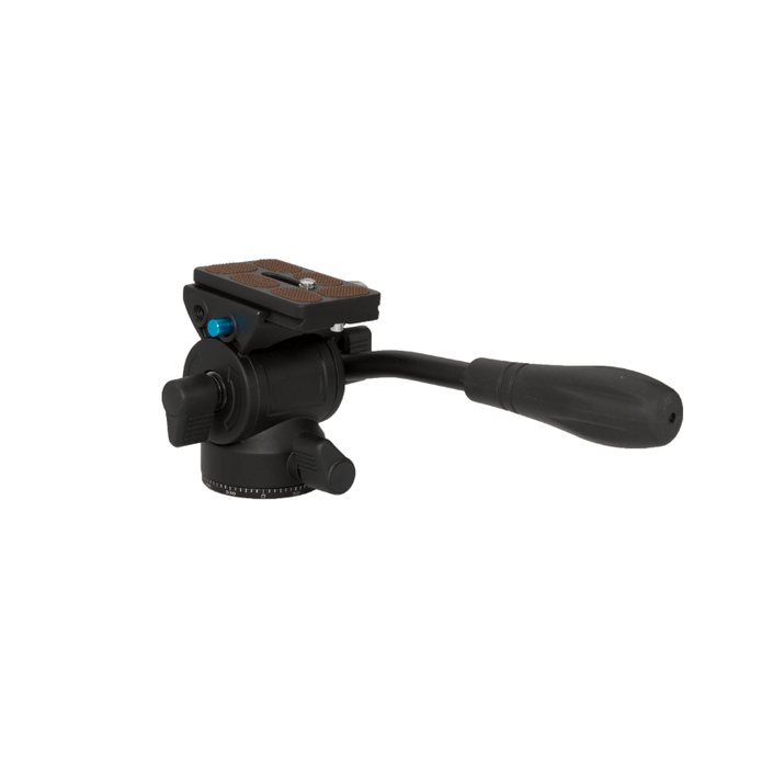 PLG1 Mini Aluminum Alloy Hydraulic Tripod Head - 3kg Load Capacity, Versatile for Cameras, Phones & Action Cameras - ROODTUO