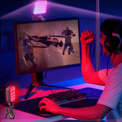 Pocket RGB Fill Light – 108 LEDs, Full - Color Portable Light - ROODTUO