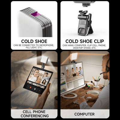 Pocket RGB Fill Light – 108 LEDs, Full - Color Portable Light - ROODTUO