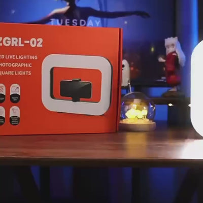 ZGRL-02 STEPLESS SQARE RING LIGHT ROODTUO